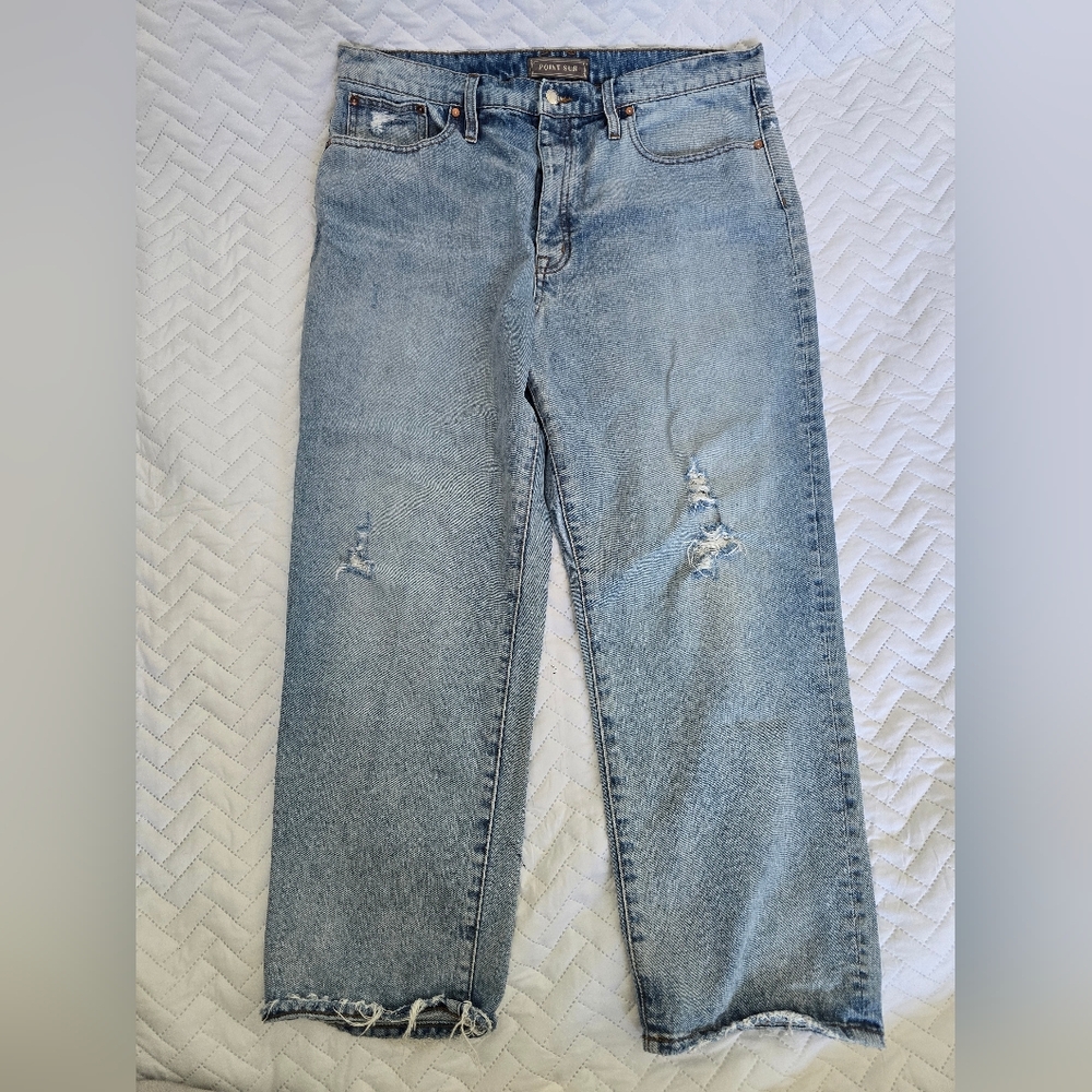 Point Sur Straigh Leg Mom Jeans High Waisted